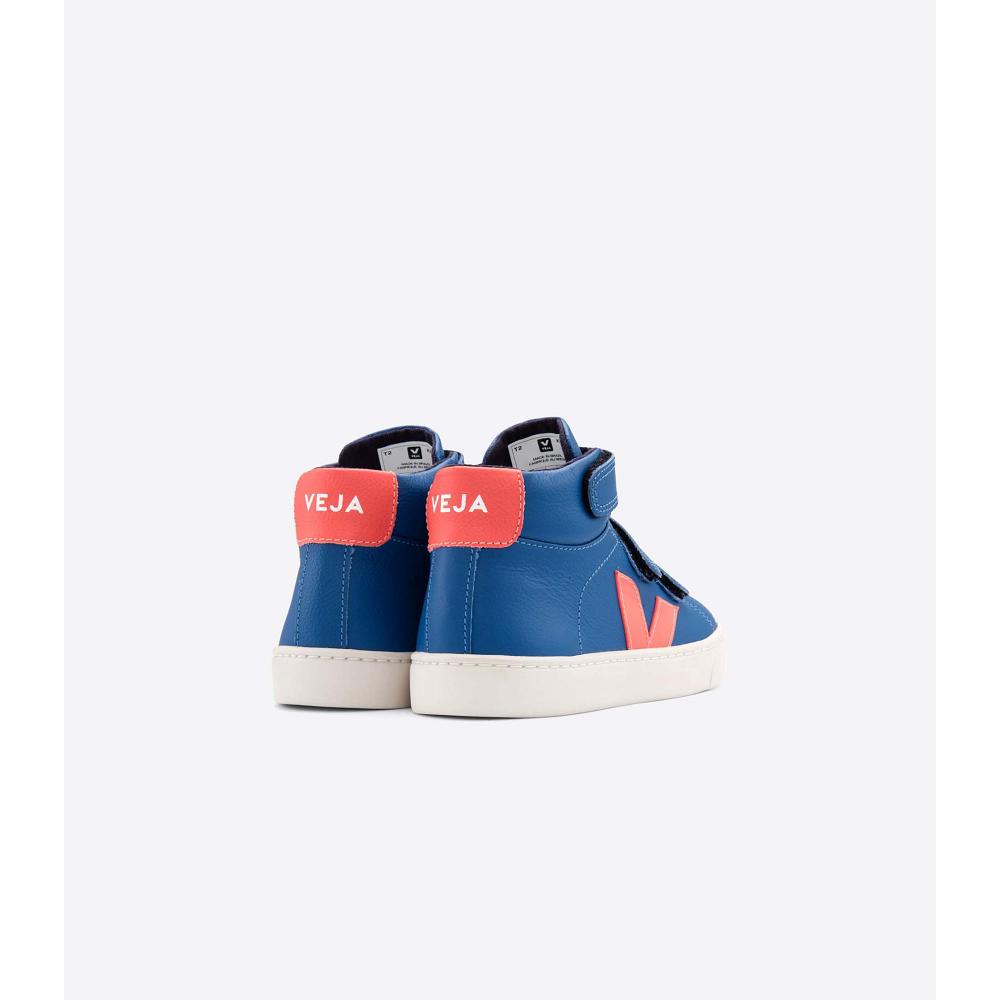 Veja ESPLAR MID CHROMEFREE Kids' High Tops Blue | NZ 680OKI